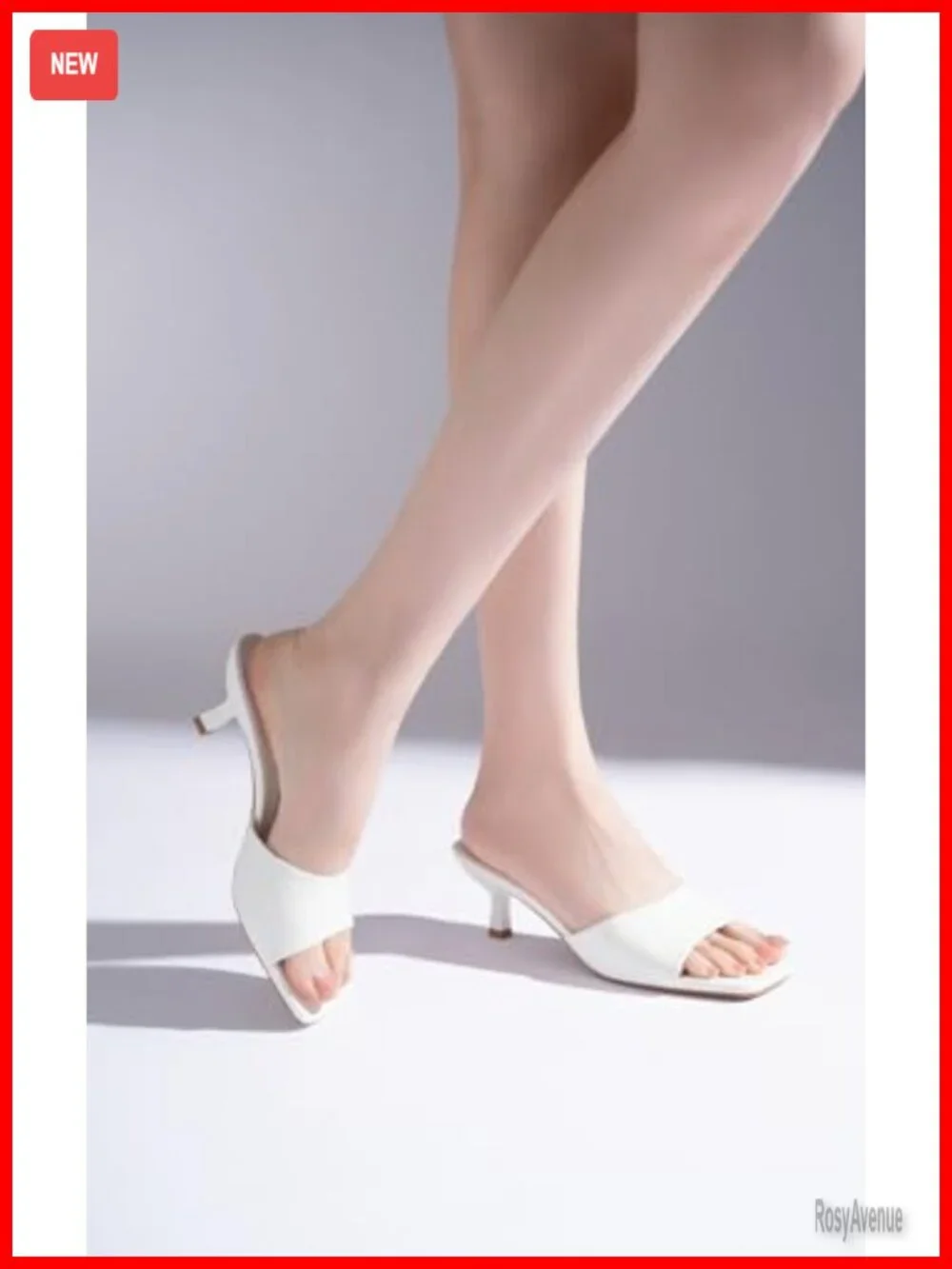 Square-Toe Open-Toe Stiletto Sandals with Bow Detail